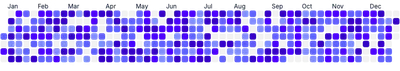 Calendar - rounded-cells